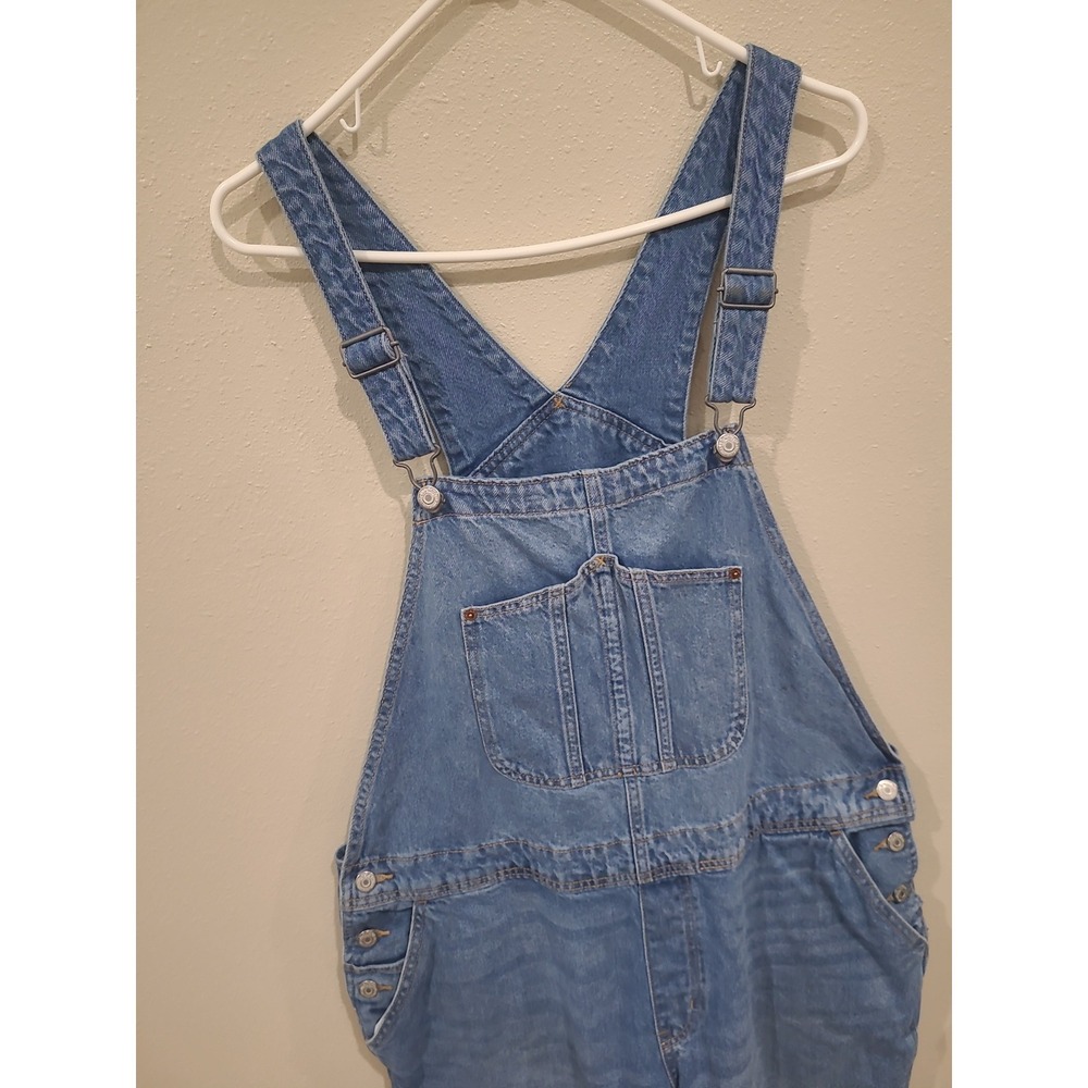 Old Navy Denim Overalls Women SZ 18 Tall casual boho country girl Western street - Picture 3 of 10
